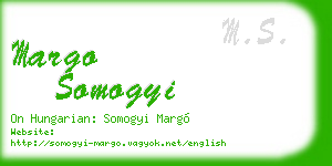 margo somogyi business card